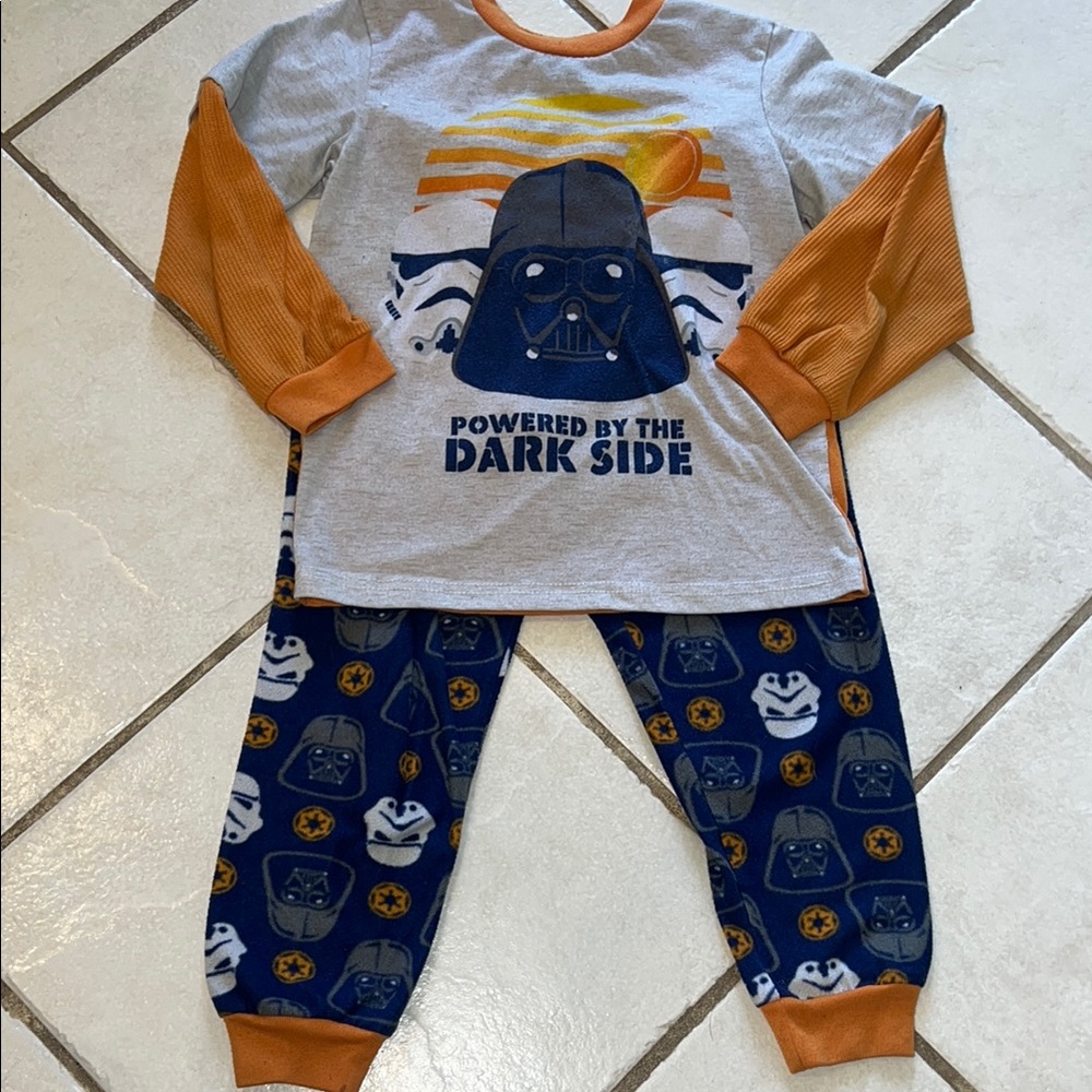 Star Wars Kids Pajamas - Orange and Blue